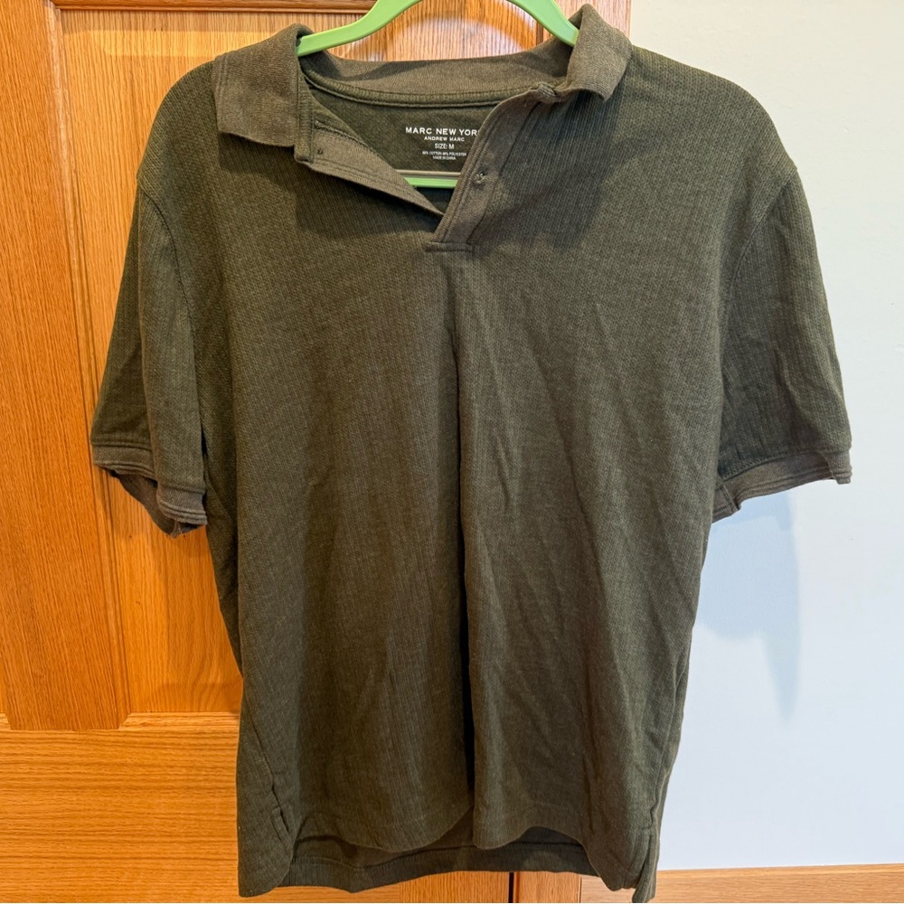 Marc New York Men's Olive Polo Shirt